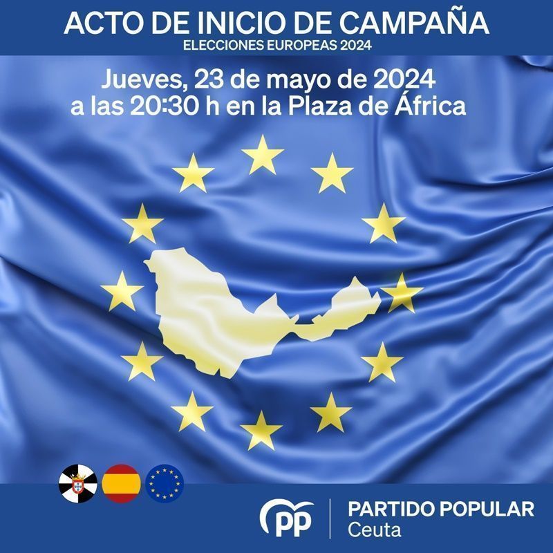 El PP iniciará su campaña para las elecciones europeas en Ceuta en la Plaza de África