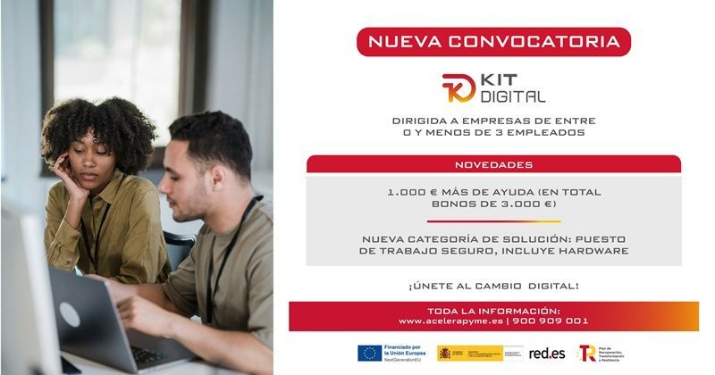 Las empresas de menos de tres trabajadores ya pueden pedir su bono digital de 3.000 euros