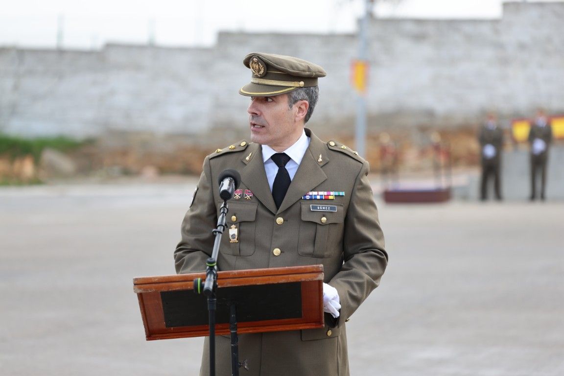 El teniente coronel Gómez Pérez asume el Mando del Batallón de Cuartel General de la COMGECEU