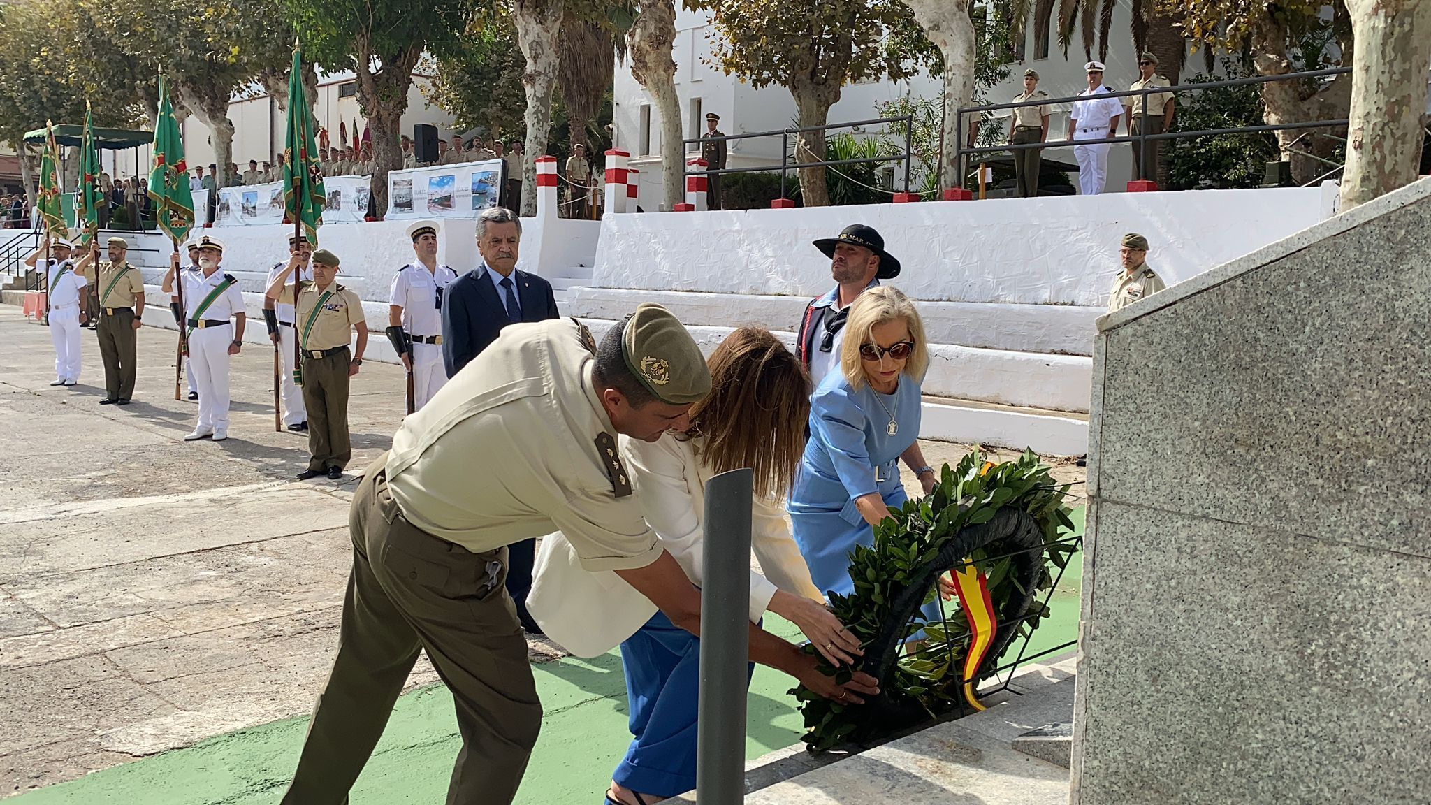 Homenaje a los soldados caídos