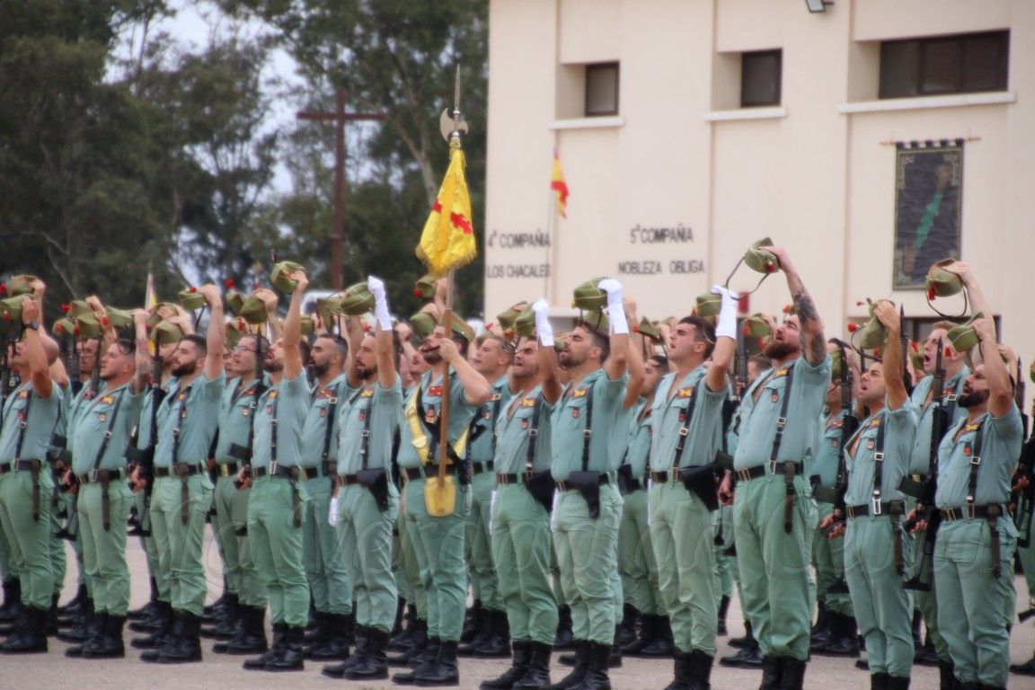 La Legión conmemora su 104º Aniversario con una parada militar en García Aldave