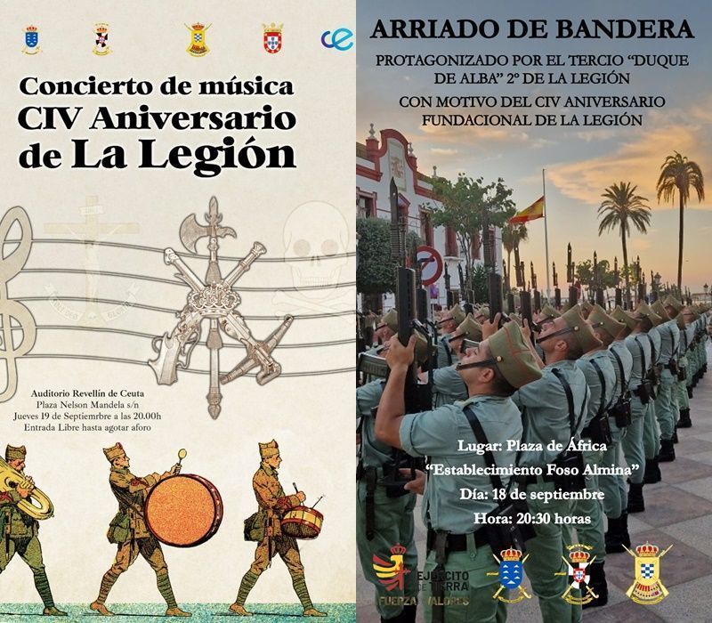 La Legión organiza diversos actos para celebrar su 104º Aniversario