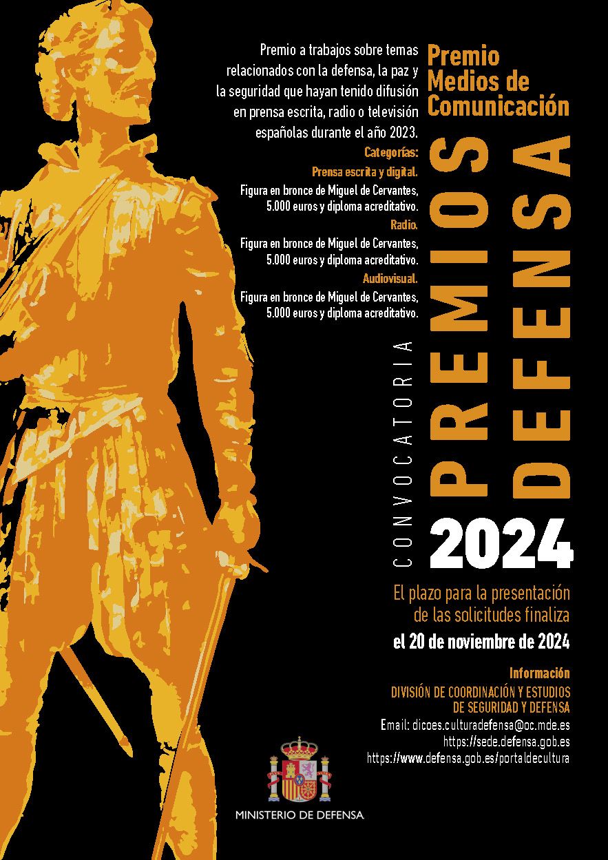 Convocados los “Premios Defensa 2024” para medios de comunicación