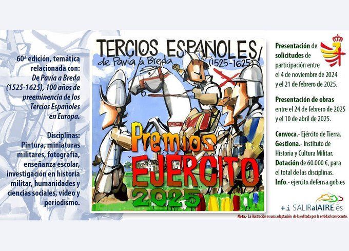 El Ejército de Tierra convoca la 60 edición de sus Premios