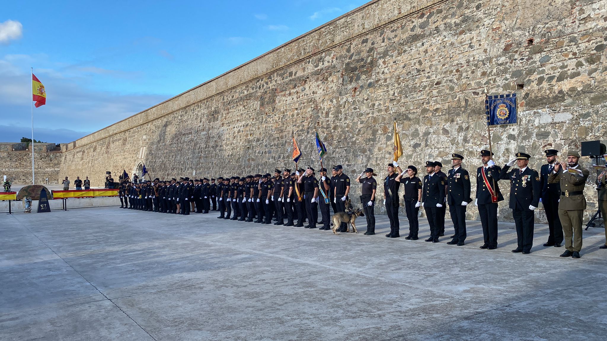 Celebrado el acto conmemorativo al patrón de la Policía Nacional en Ceuta 