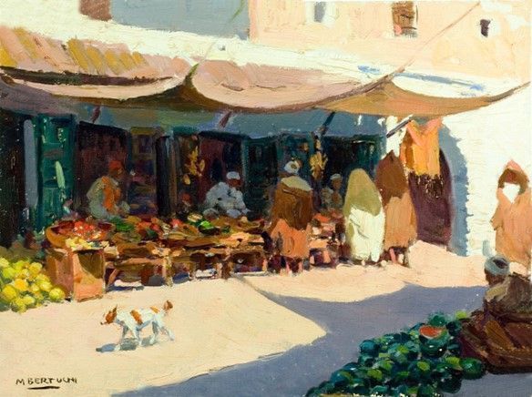Mañana se inaugura en Madrid una exposición de pinturas de Mariano Bertuchi