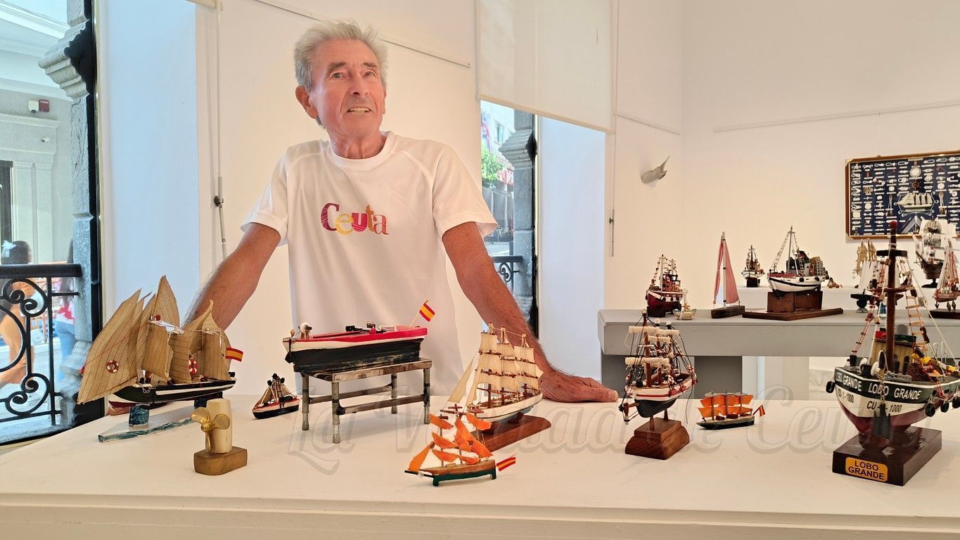 Luis Gabarrón presenta su exposición de maquetas “Surcando el mar”