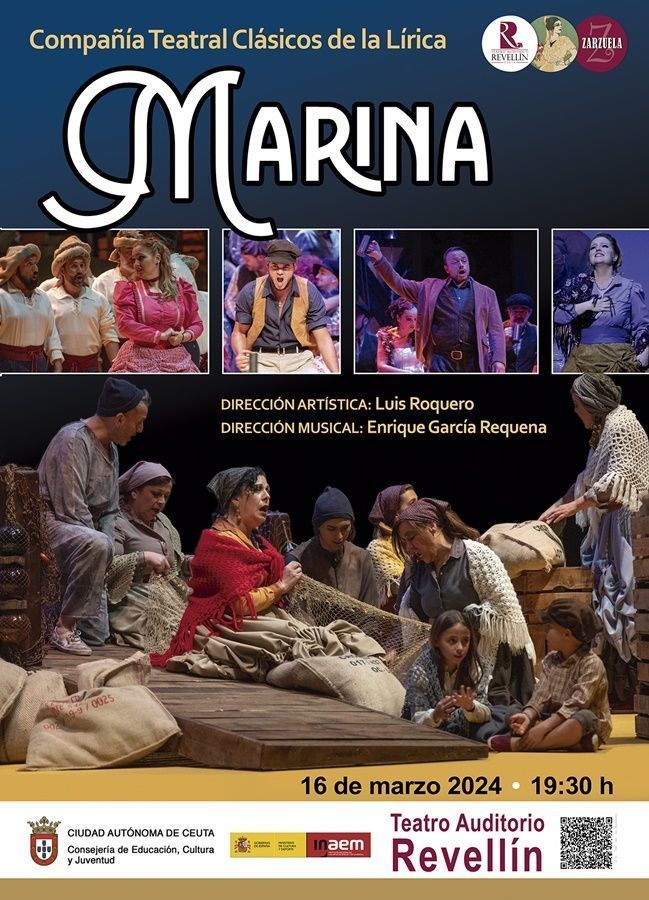 Mañana se ponen a la venta las entradas para la zarzuela “Marina”