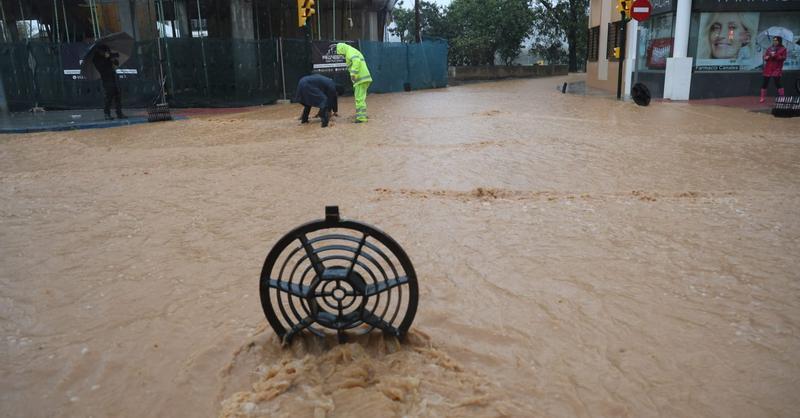 Málaga empieza a recuperar la normalidad tras las intensas lluvias