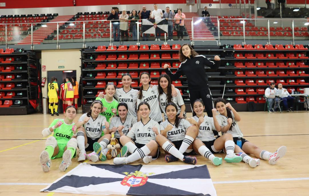 Ceuta Sub-16 'enamora' con una gran victoria en la segunda jornada del Nacional