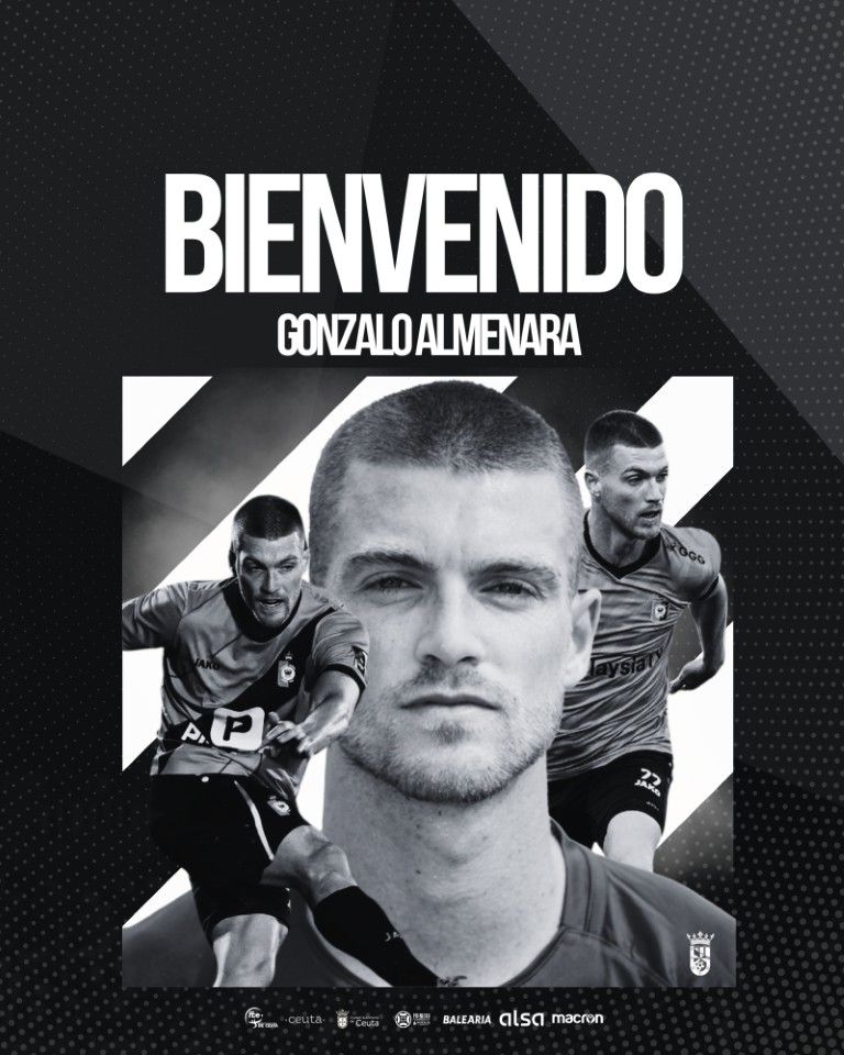 El Ceuta hace oficial el fichaje del lateral derecho Gonzalo Almenara