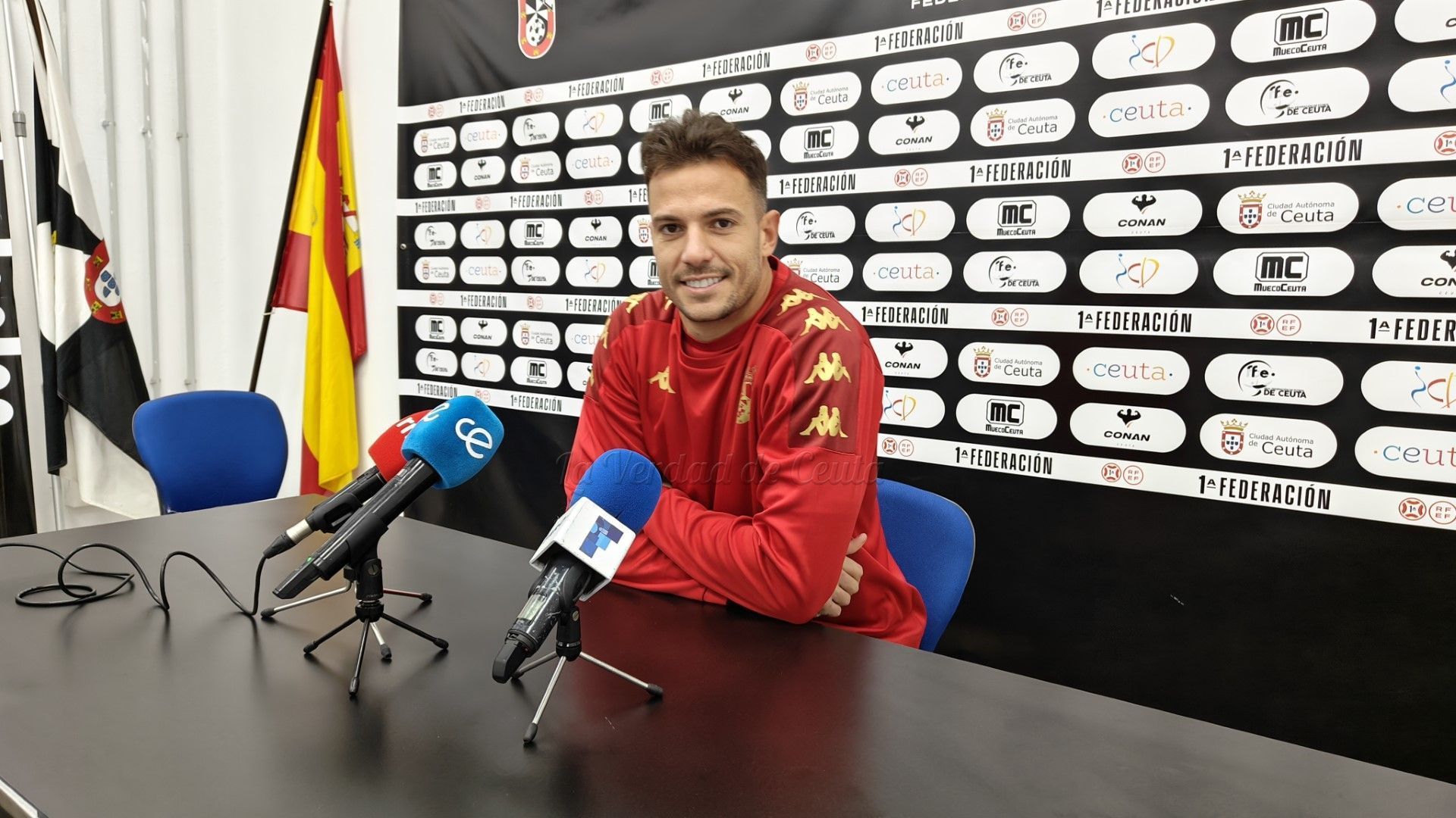 Pedro López, portero de la AD Ceuta: “tenemos muchas ganas de jugar mañana y cambiar las sensaciones”
