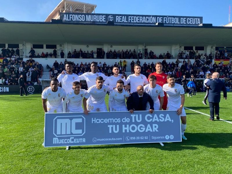 El AD Ceuta cierra la primera vuelta con una victoria de prestigio ante el Málaga CF (3-2)
