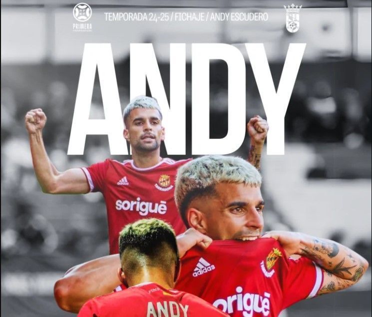 El Ceuta se hace con el ex del Nàstic Andy Escudero