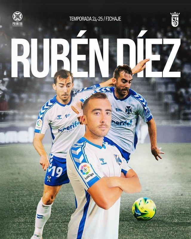 Rubén Díez, un cerebro para el mediocampo de la AD Ceuta FC 