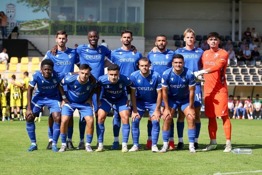 La AD Ceuta B y San Roque de Lepe empatan en un duelo de titanes (0-0)