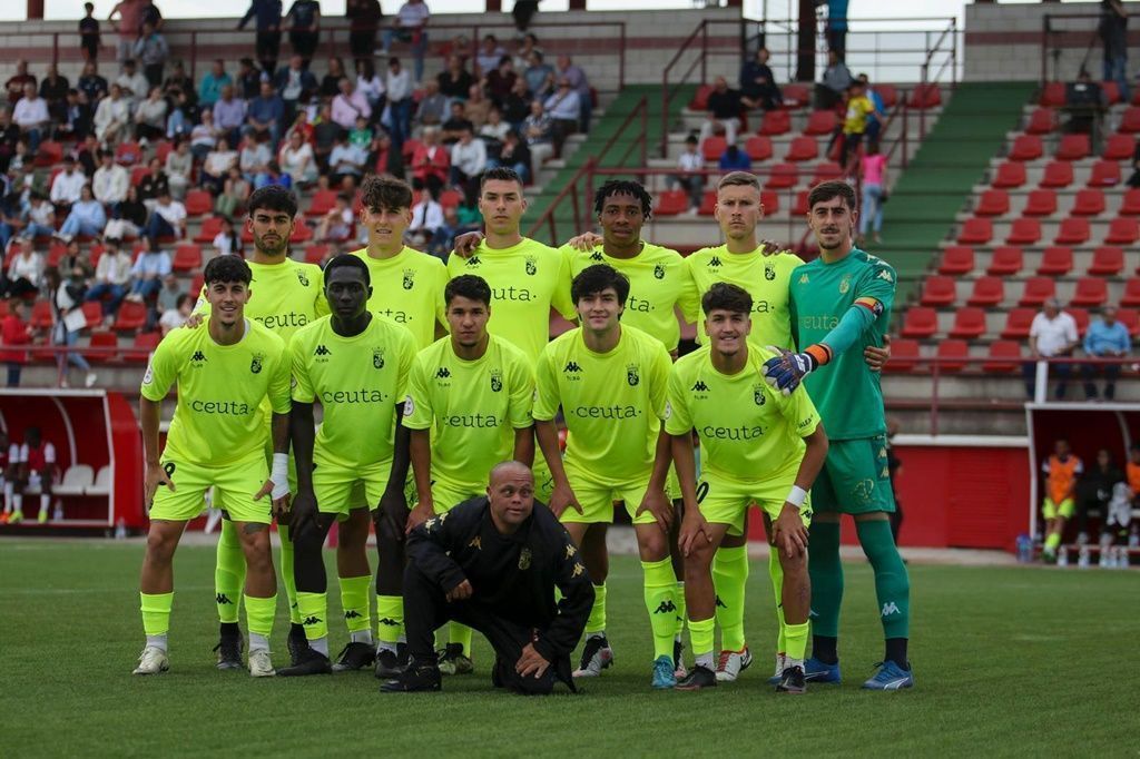 La AD Ceuta B conquista La Palma con un doblete de Sergio Rivera