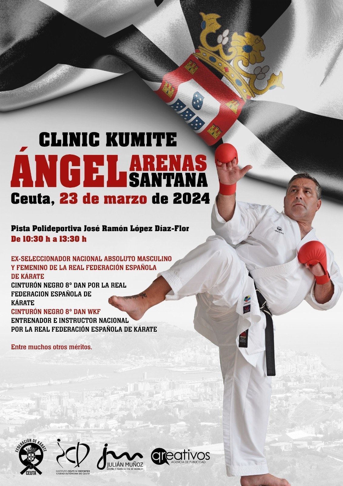 La Federación de Kárate de Ceuta organiza un clínic de Kumite este sábado