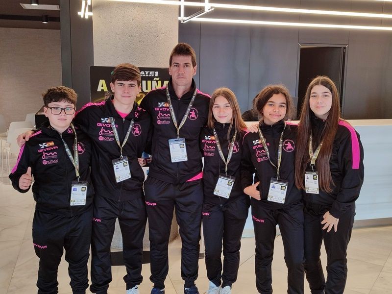 El Club Sepai, satisfecho de la participación de los karatecas ceutíes en la Youth League en Coruña