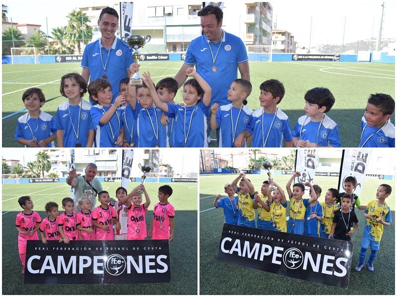 Trofeos y medallas para todos los equipos de la categoría Debutantes 