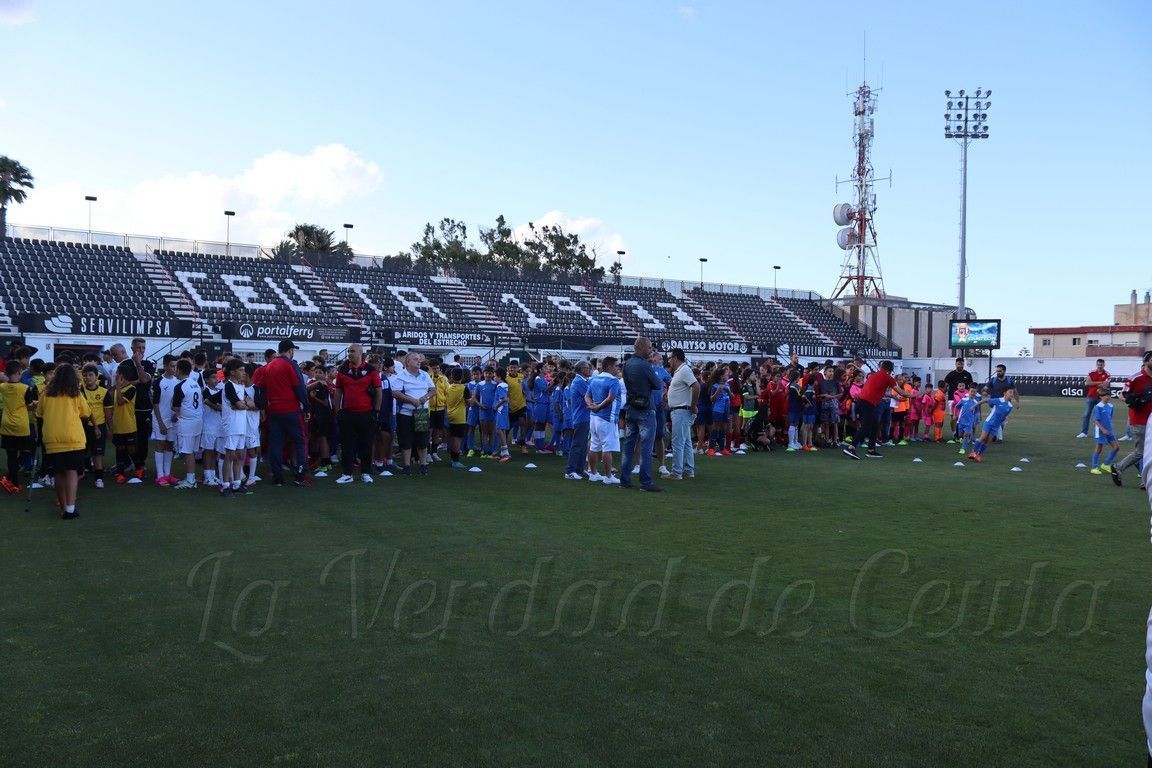 El Murube acoge la entrega de medallas al fútbol base ceutí (FOTOGALERÍA)