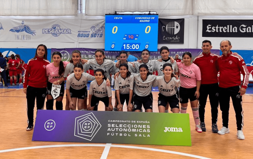 Ceuta debuta cMadrid golea a las selecciones infantil y alevín de fútbol sala femenino de Ceutaon dos derrotas en el Autonómico infantil y alevín