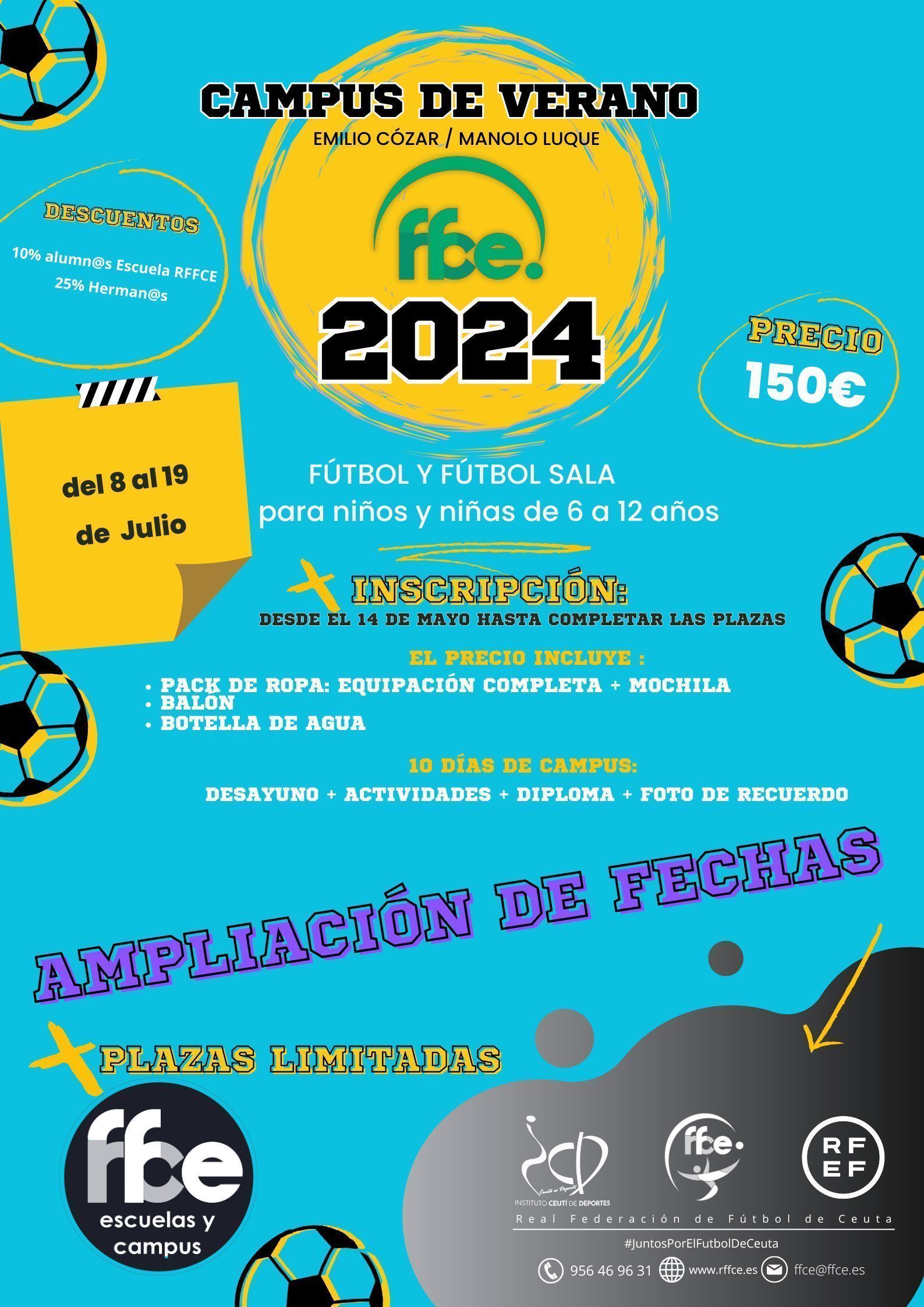 La RFFCE amplía la fecha del Campus de Verano 2024 