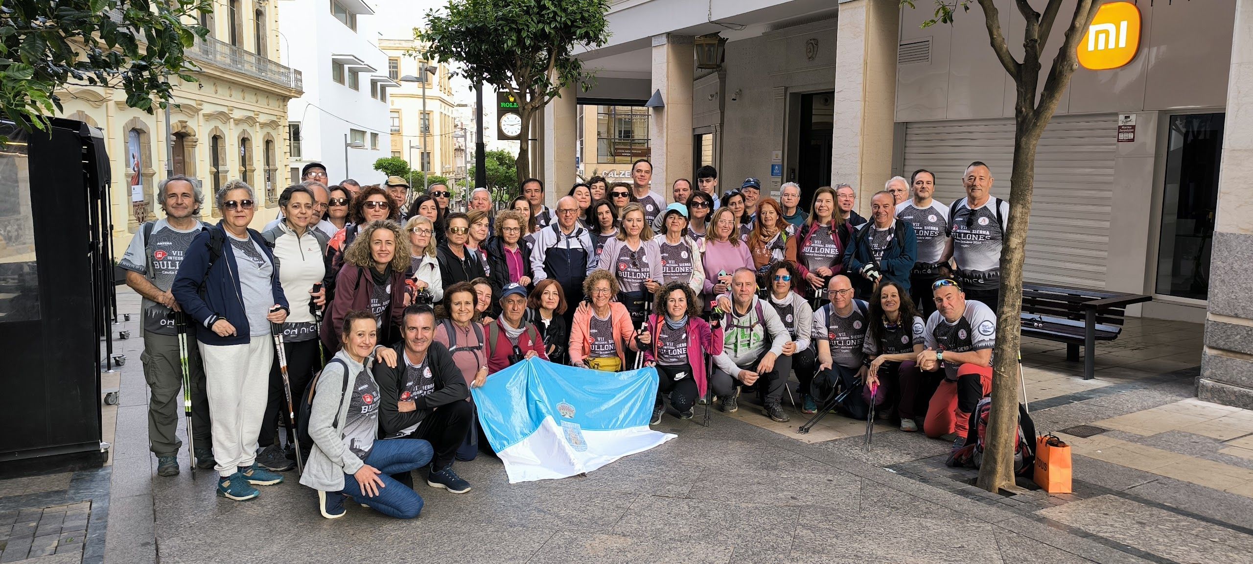 Ceuta acogió la I Jornada Intercontinental de Marcha Nórdica y Senderismo