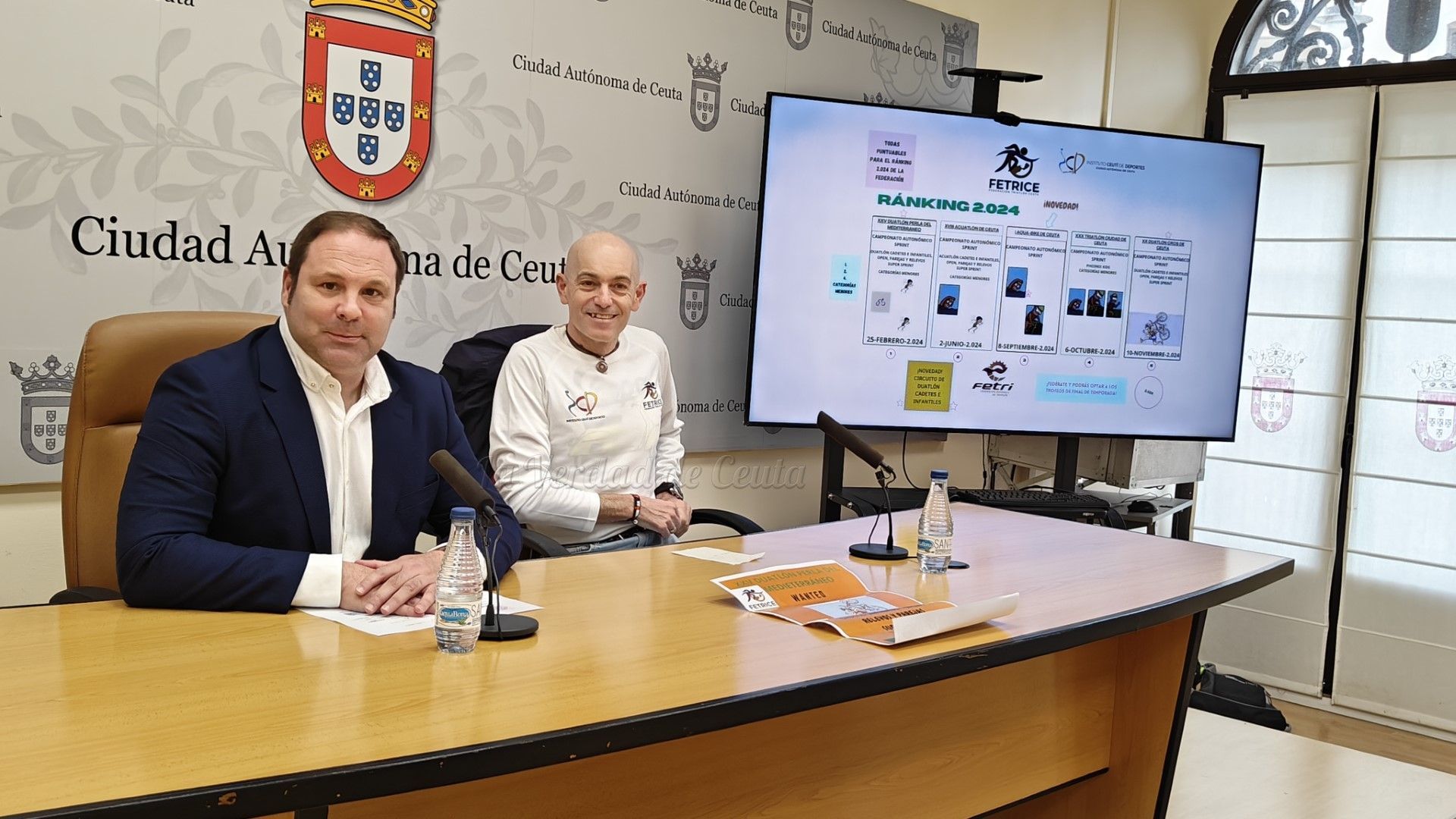 La Federación de Triatlón de Ceuta presenta el calendario deportivo de 2024