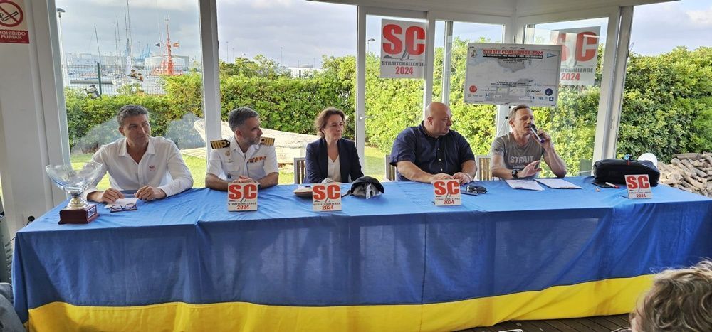Nicola Cecchi, Consejero de Comercio, Turismo, Empleo y Deporte, Presenta la XI Regata ‘Straitchallenge’ en Algeciras