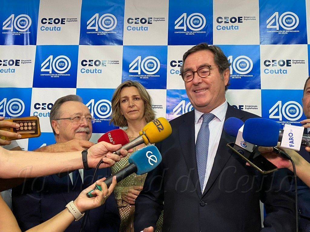 Se celebra el 40º aniversario de la Confederación de Empresarios de Ceuta (CEOE)