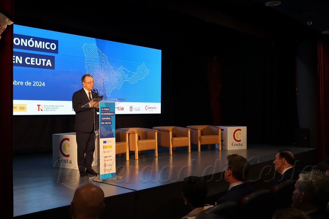 Vivas destaca el potencial económico de Ceuta en la apertura del II Foro Económico de El Español