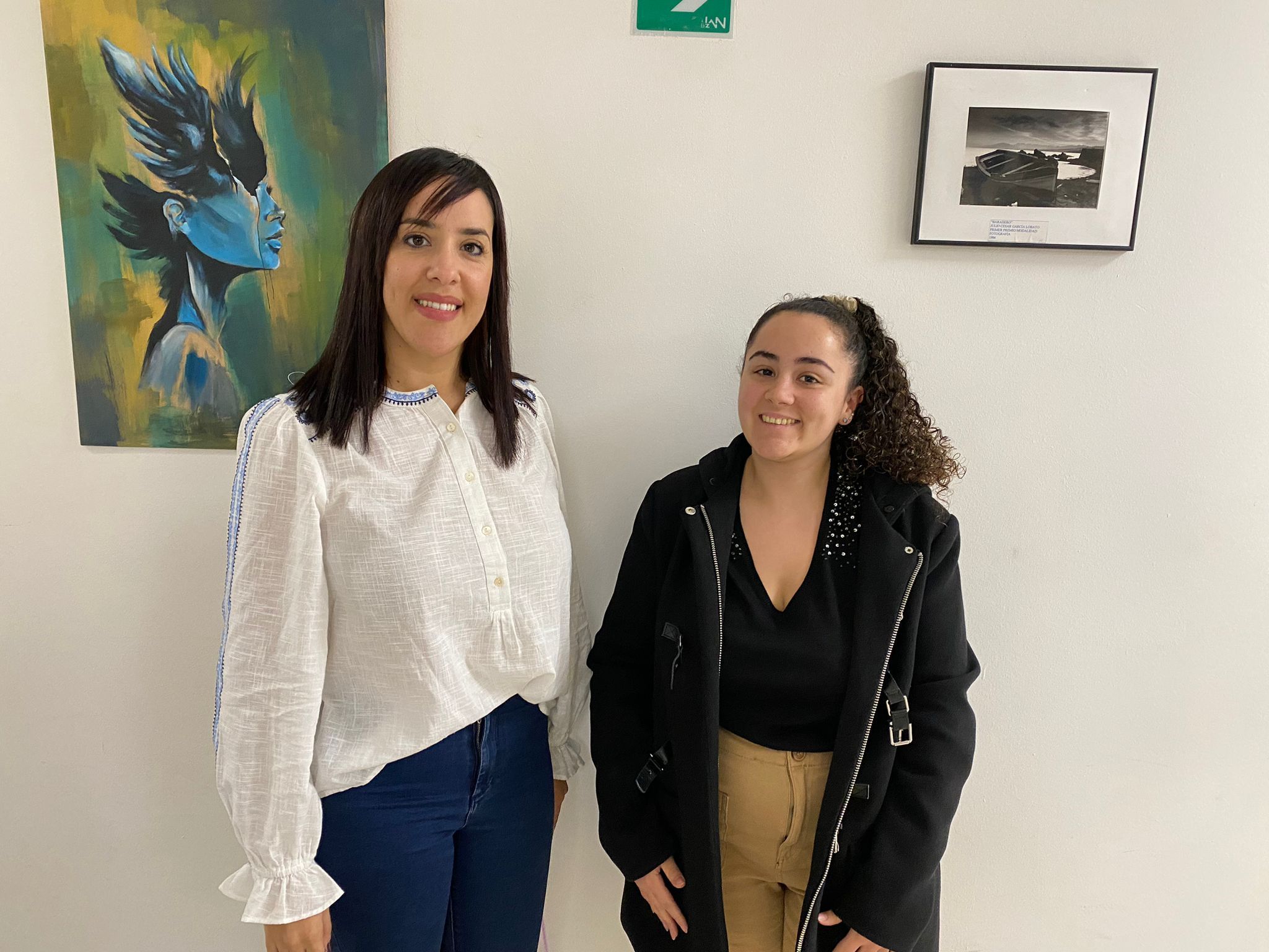 Educadoras sociales Umkultum Sordo Rkaina y María José Escámez Podadera