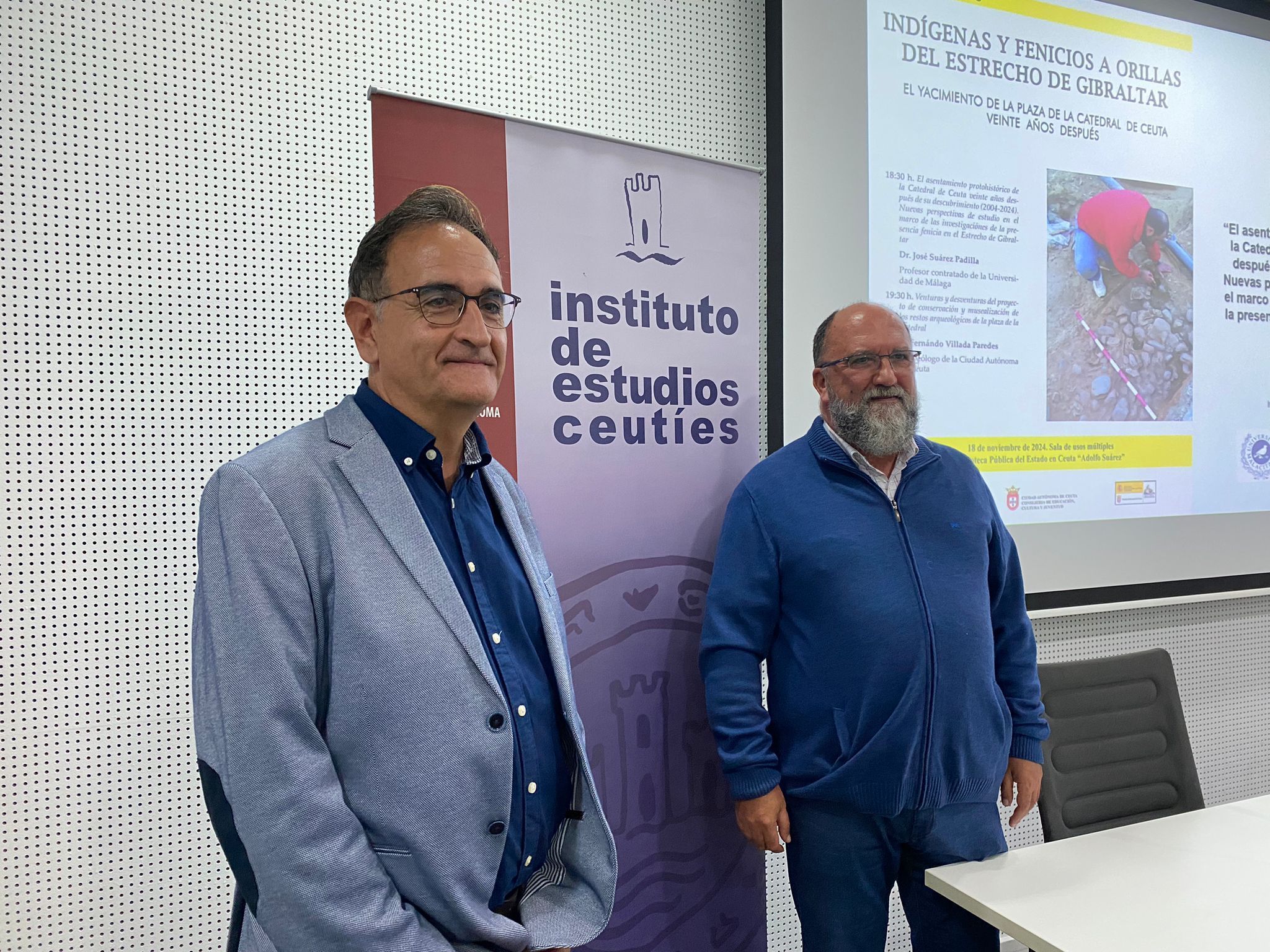 José Suarez Padilla, izquierda, y Fernando Villada Paredes