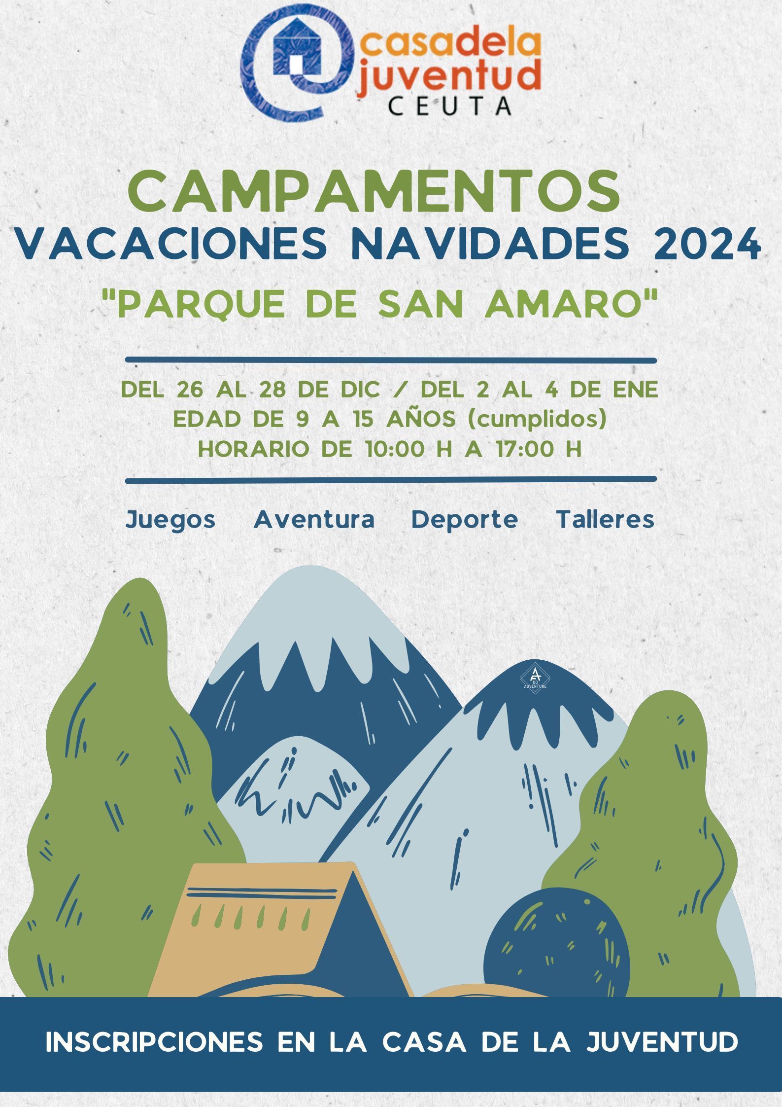 La Casa de la Juventud organiza dos campamentos navideños