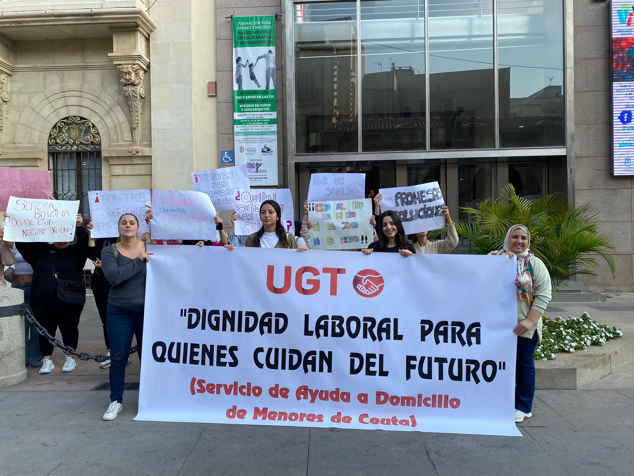 Empleadas de Ayuda a Domicilio en Ceuta: “Nos deben horas y nos exigen trabajar sin equipo ni seguridad