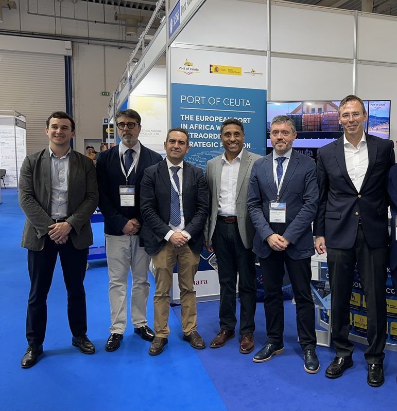 El puerto de Ceuta sigue estrechando relaciones con operadores de bunkering en Posidonia
