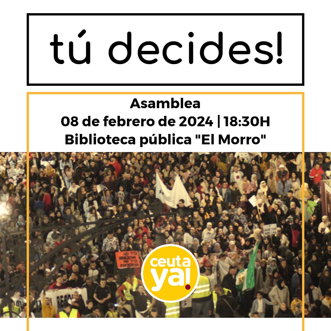 Ceuta Ya! analiza en asamblea con su militancia la situación actual del partido