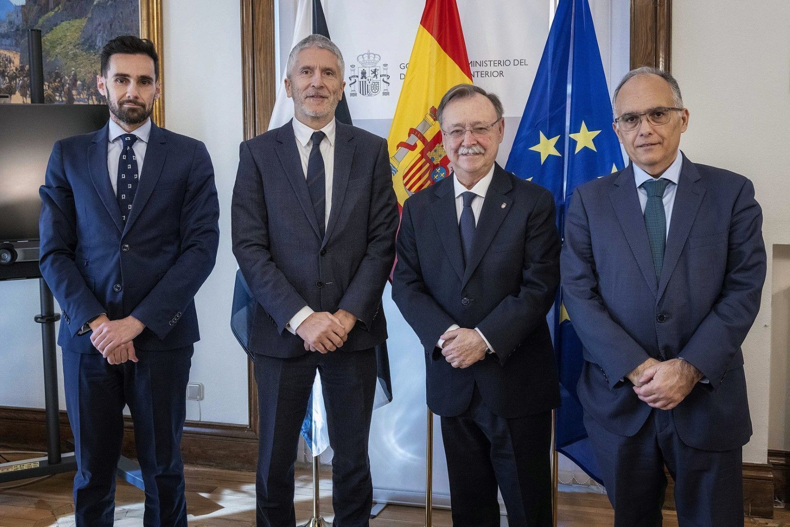 Juan Vivas pide al ministro Grande-Marlaska que se adopten medidas por la presión migratoria