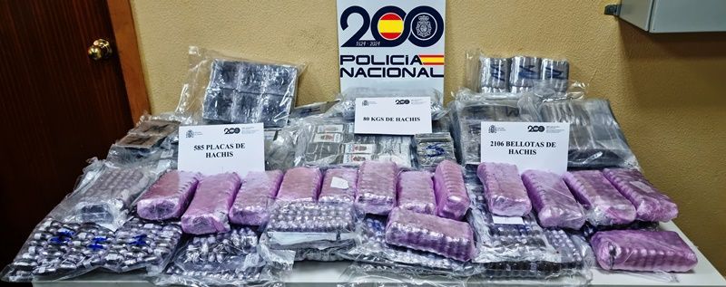 Detenido un ceutí cuando iba a embarcar con más de 82 kilos de hachís