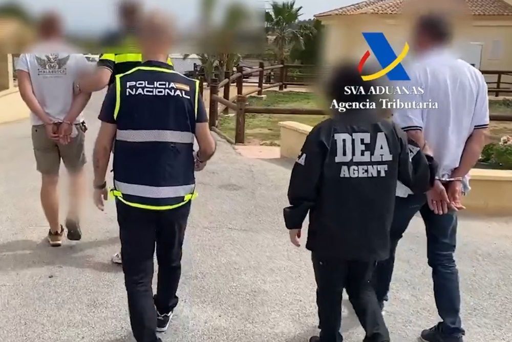 Desmantelada una red criminal de narcotráfico con una tonelada de cocaína en alta mar