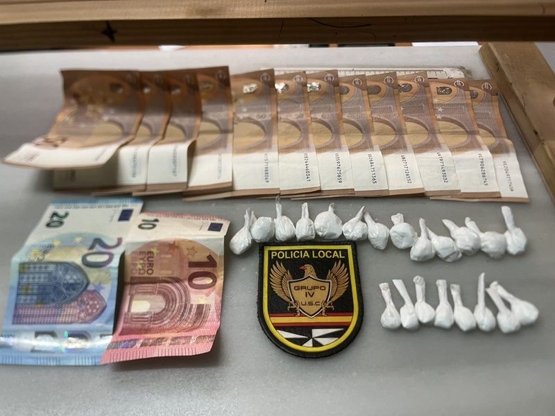 Detenido por tráfico de drogas tras un operativo de la Policía Local