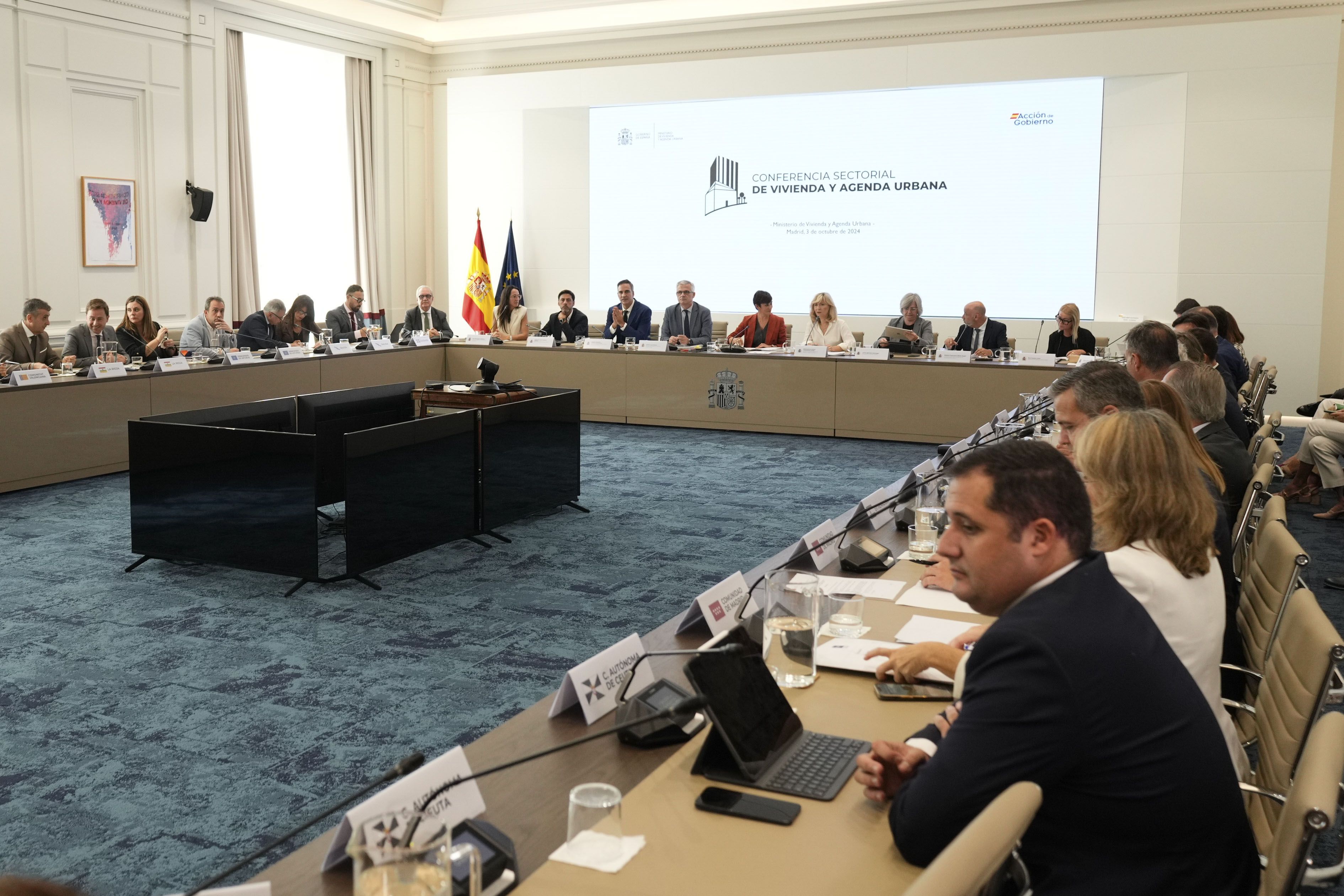 La Ciudad confía en lograr más financiación estatal en vivienda tras contactos con el Ministerio. Imagen de archivo de 2024
