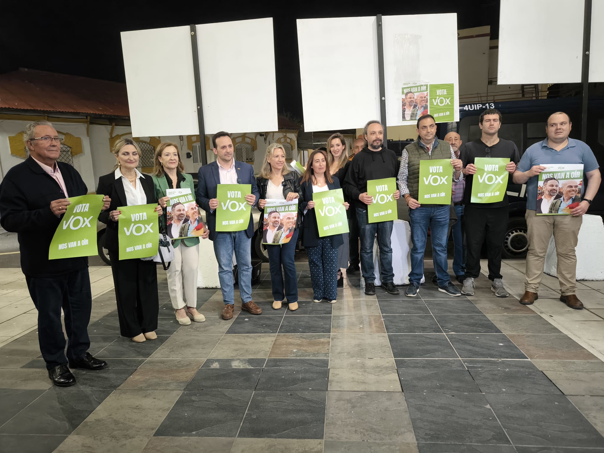 Inicio de la campaña electoral de Vox Ceuta para las elecciones europeas del 9-J