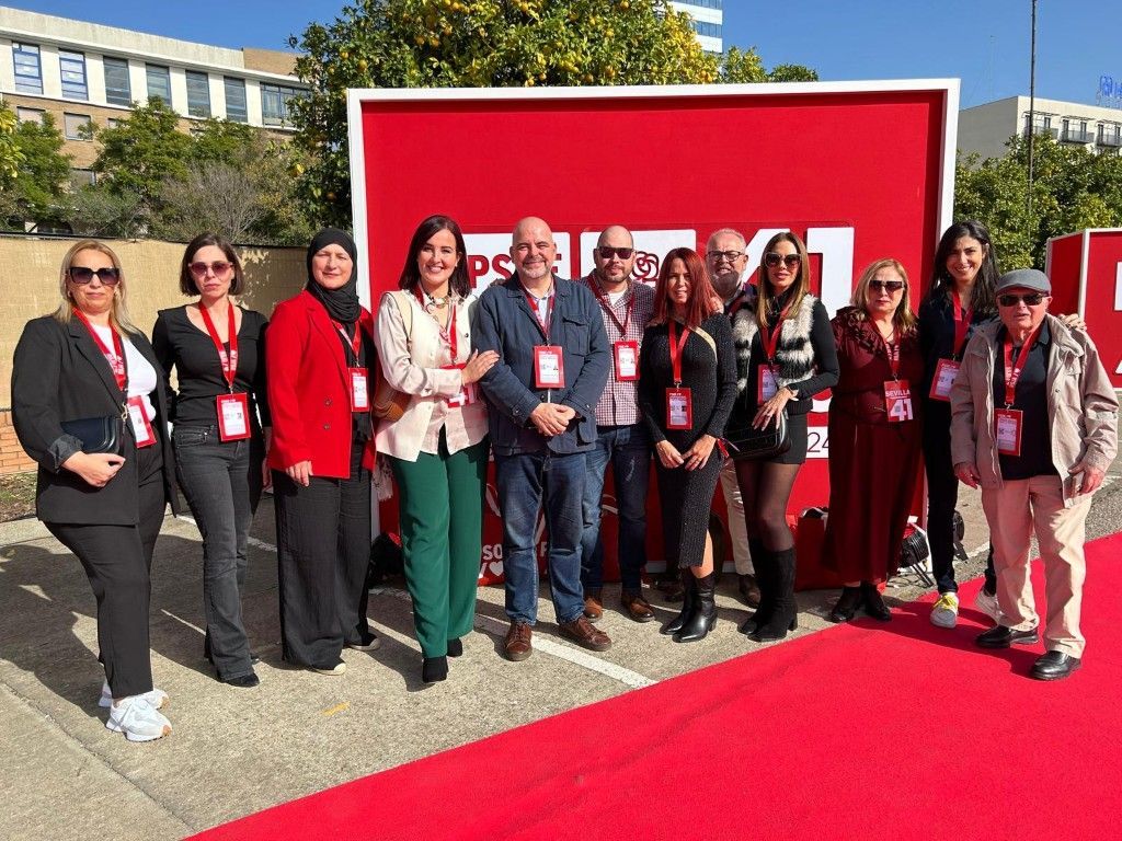 Un grupo de socialistas ceutíes acuden al 41º Congreso del PSOE