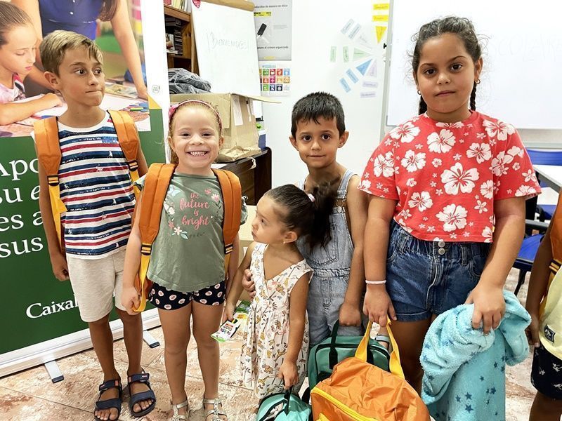 La Fundación La Caixa acompaña a más de cien niños en situación de vulnerabilidad en Ceuta en su vuelta a las clases