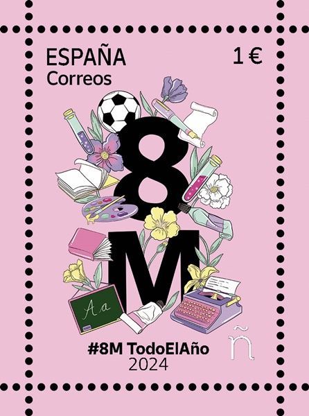 Correos celebra el Día Internacional de la Mujer con la presentación de un nuevo sello de la colección “#8MTodoElAño”