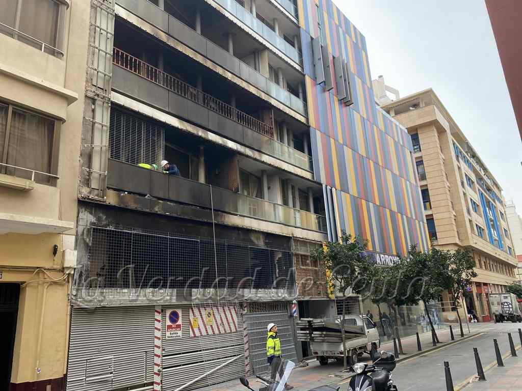 Inician las reparaciones del Edificio de Colores tras meses de retrasos burocráticos con los seguros