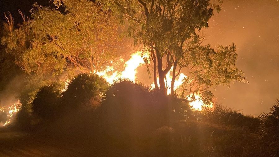 Nuestra ciudad sufre dos importantes incendios forestales en García Aldave y el Monte Hacho