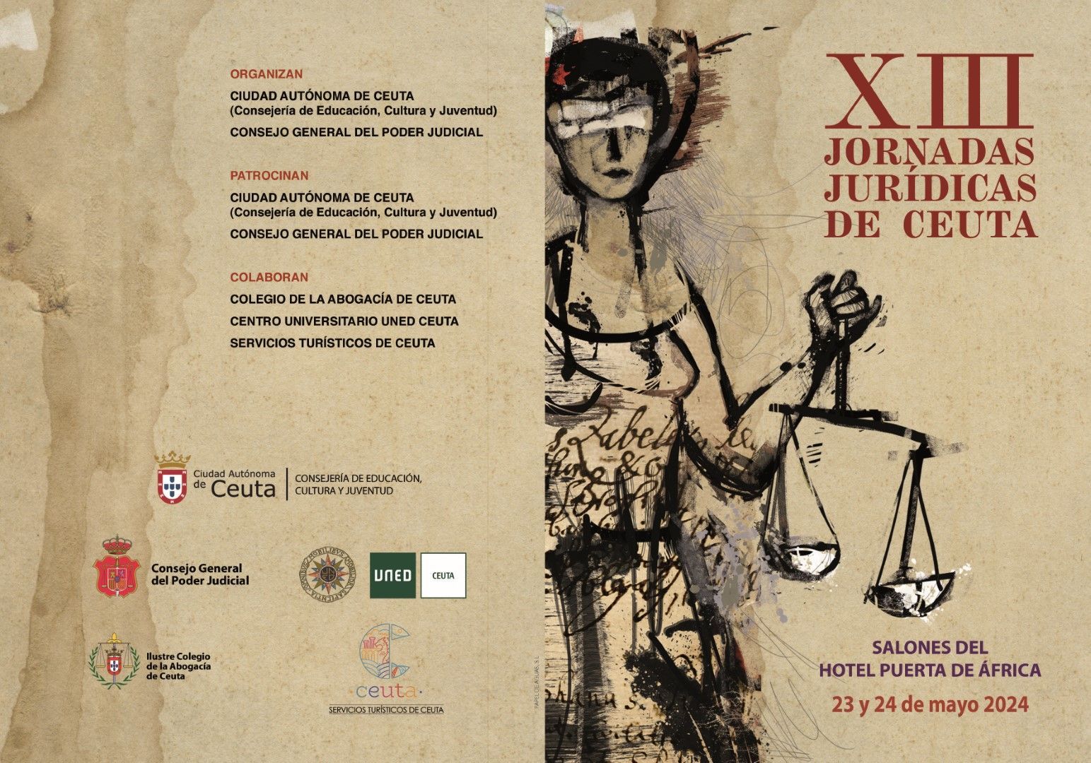 Las XIII Jornadas Jurídicas se celebrarán los días 23 y 24 de mayo